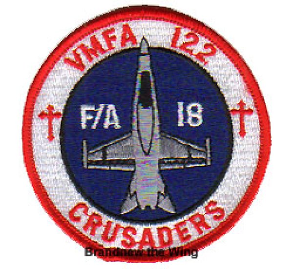 画像1: VMFA-122 "Crusaders" 肩パッチ (1)