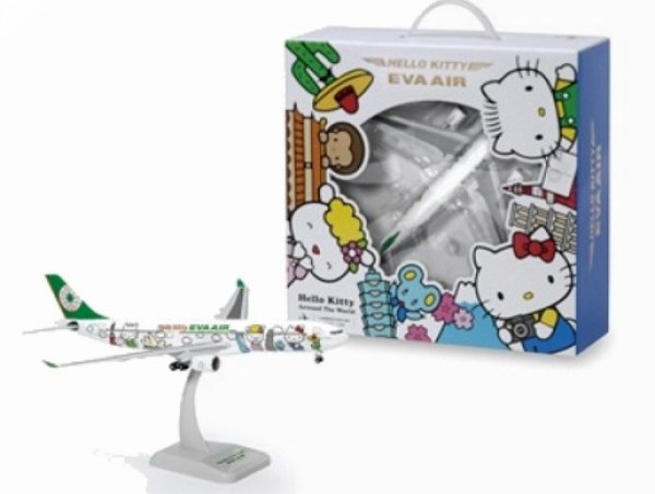 画像1: 1/200　EVA AIR Hello Kitty A330-300 [Around The World] (1)