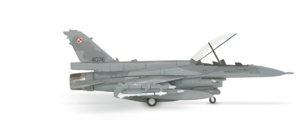 画像1: herpa 1/200 Lockheed Martin F-16D Polish Air Force "Block 52" "6. ELT" [4076] /open cockpit (1)