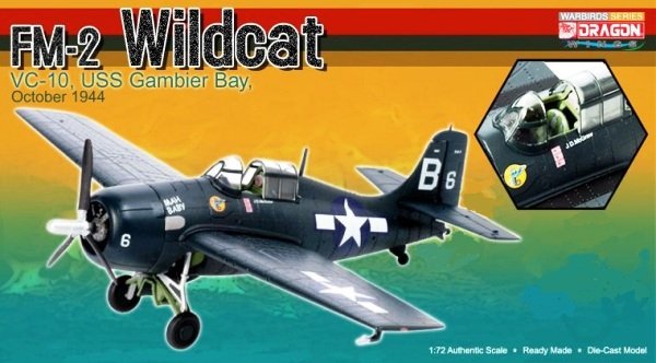 画像1: DRAGON WARBIRDS SERIES 1/72 FM-2 Wildcat VC-10 USS Gambier Bay 1944 (1)