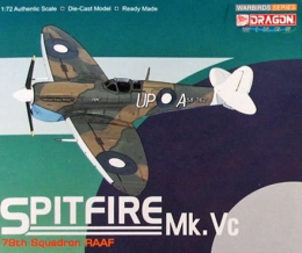 画像1: DRAGON WARBIRDS SERIES 1/72 SPITFIRE Mk.Vc 79th Squadron RAAF #58-262 (1)