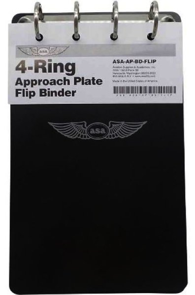 画像1: ASA 4-Ring Approach Plate Flip Binder (1)