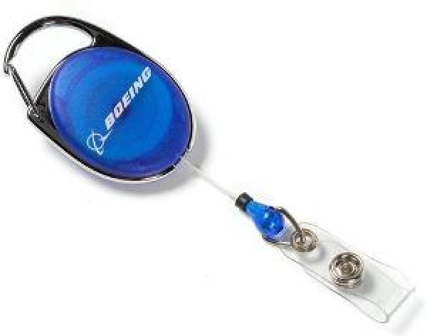 画像1: Carabiner Retractable Badge Holder (1)