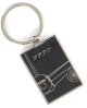 777X Midnight Silver Keychain