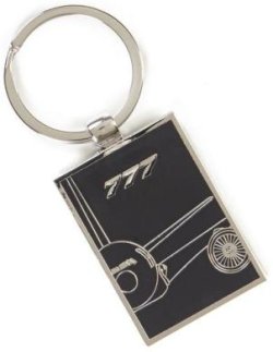 画像1: 777 Midnight Silver Keychain
