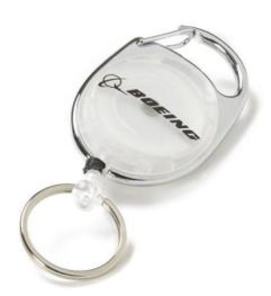 画像1: Carabiner Retractable Keychain (1)