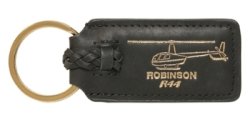 画像1: Robinson R44 Leather Key Ring