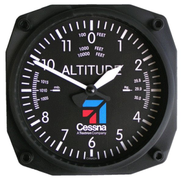 画像1: TRINTEC CESSNA ALTINETER WALL CLOCK (1)