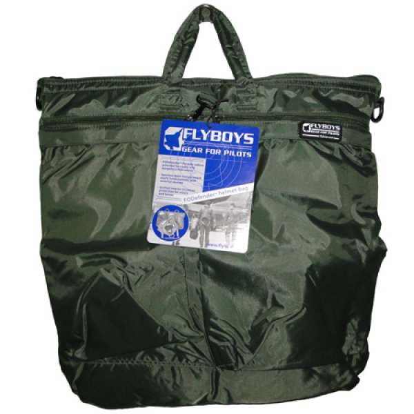 画像1: FLYBOYS DEFENDER OVERSIZED HELMET BAG GREEN (1)