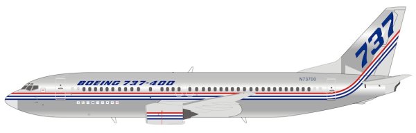 画像1: Panda Models 1/400 B737-400 "Boeing House Colors" N73700 (1)