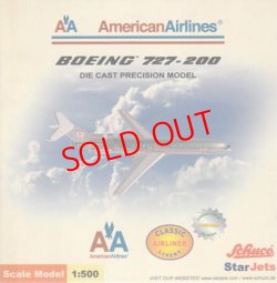 画像1: Star Jets 1/500 B727-200　American Airlines　[N6809]　クローム
