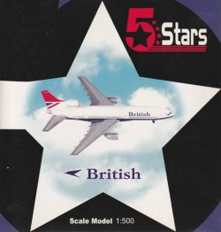画像1: 5 Stars 1/500 L-1011英国航空 旧塗装