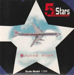 画像1: 5 Stars 1/500 DC8 フライングタイガーライン