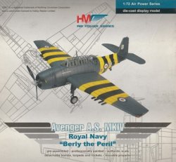 画像1: HOBBY MASTER 1/72 Avenger A.S.MKIV　Royal Navy　”Berly the Peril”