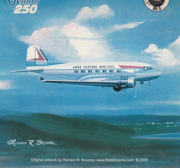 画像1: Gemini250　DC-3　LAKE CENTRAL AIRLINES (1)