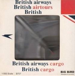 画像1: Big Bird 1/500 B707F　 British cargo [G-ASZG]