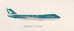 画像2: herpa wings 1/500 B747-200　CATHY　PACIFIC　”THE SPIRIT OF HONG KONG 1997”
