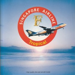 画像1: B747-400　SINGAPORE AIRLINE　”Tropical”［9V-SPL ］
