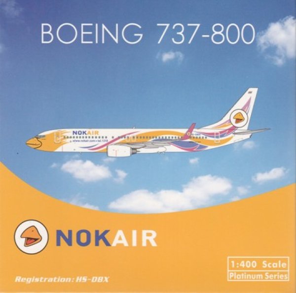 画像1: Phoenix製  1:400　 Nok Air B737-800 [HS-DBX] (1)