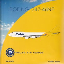 画像1: Phoenix製  1:400　 Polar (DHL) Cargo B747-400F [N451PA]