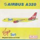 Phoenix 1/400 　A320　Virgin　SUN［G-VTAN］