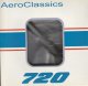 AeroClassics 1/400　B720-024B Continental Airlines "Black Meatball" [N57202]