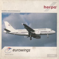 画像1: herpa 1/200 A319 Eurowings [D-AKNG]