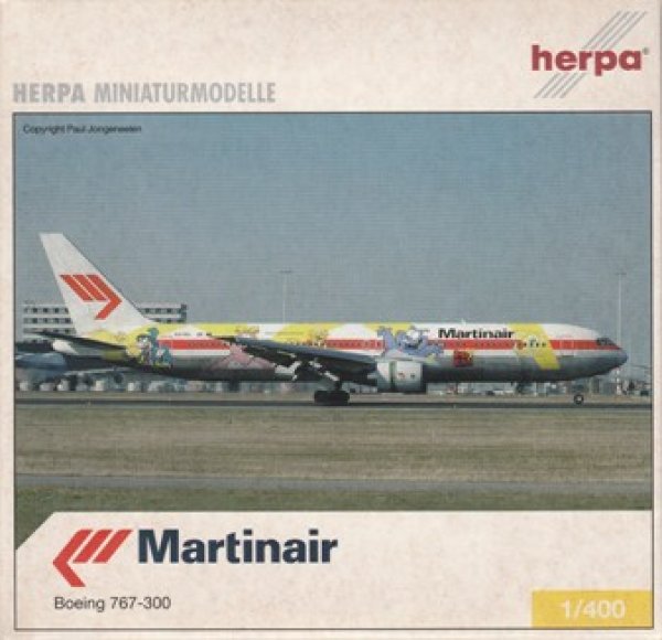 画像1: herpa wings 1/400 B767-300 Martinair "Fox Kids" [PH-MCL] (1)