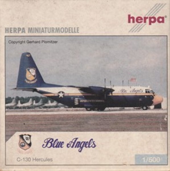 画像1: herpa wings 1/500 Lockheed C-130 Hercules "Blue Angels" (1)