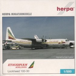 画像1: herpa wings 1/500 L100-30エチオピア航空 [ET-AJK]