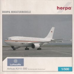 画像1: herpa wings 1/500 A310-300 German Air Force "Bundesrepublik Deutschland"