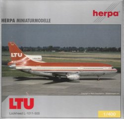 画像1: herpa wings 1/400 L-1011-500 LTU  [D-AERT]