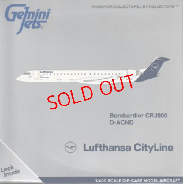 画像1: GeminiJets製　1/400　  Lufthansa CRJ900LR [D-ACND] (1)