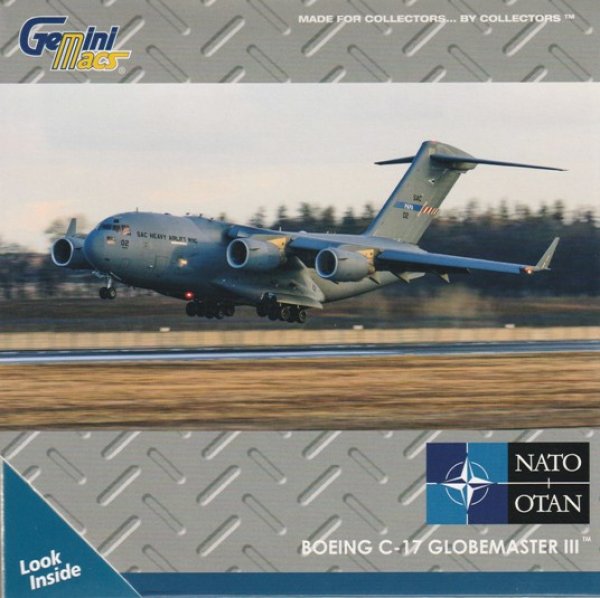 画像1: GeminiMacs製　1/400　 NATO/Papa SAC C-17A Globemaster III SAC-03 Strategic Airlift Capability (1)