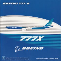 画像1: JC WING製 1/400　 Boeing Company B777-9X N779XX House Color Folded Version