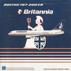 画像1: JC WINGS 1/400 B767-200ER Britannia Airways [G-BRIF]
