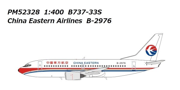 画像1: Panada Models製　1/400　  China Eastern Airlines / 中国東方航空 B737-33S B-2976 (1)