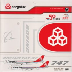 画像1: JC WING製　1/400　Cargolux / カーゴルックス航空/カーゴルクス B747-8F LX-VCE  50 Years