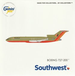 画像1: GEMINI JETS製　1/400　 Southwest Airlines / サウスウエスト航空 B727-200 N406BN