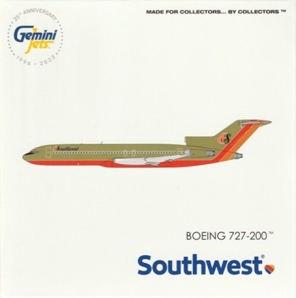 画像1: GEMINI JETS製　1/400　 Southwest Airlines / サウスウエスト航空 B727-200 N406BN (1)