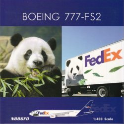 画像1: phoenix　1/400　 FedEx / フェデックス Panda B777-FS2 N886FD