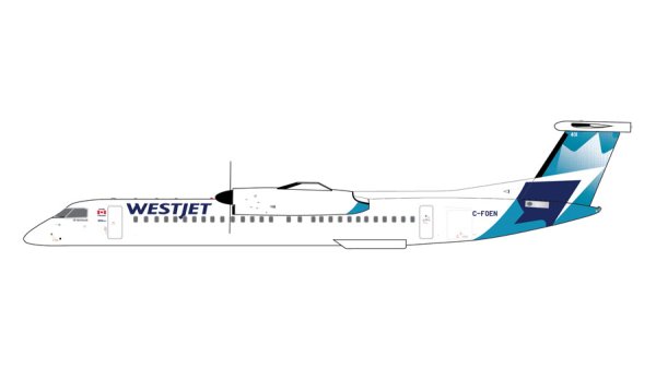 画像1: [予約]　GEMINI JETS製　WestJet Airlines / ウエストジェット Dash 8 Q400 C-FOEN 1:400 (1)