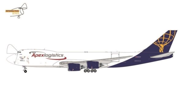 画像1: [予約]　GEMINI JETS製　GEMINI JETS ATLAS AIR / アトラス航空 Final Boeing 747 B747-8F N863GT 1:400 (1)