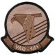 VAQ-141　"Shadowhawks" スコードロンパッチ(デザート)