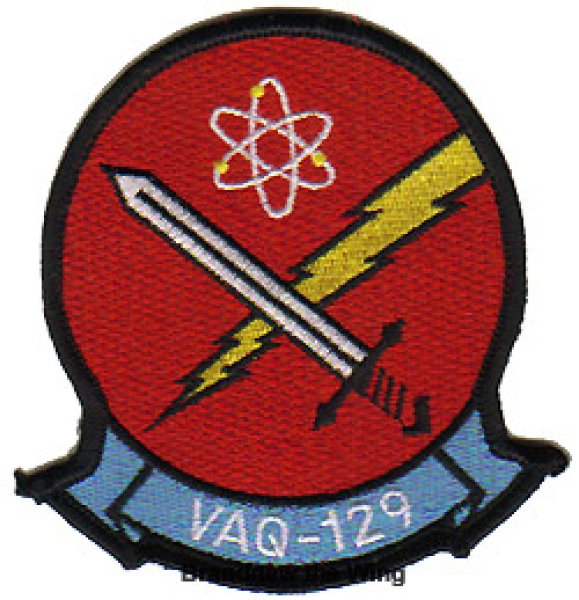 画像1: VAQ-129 "Vikings" スコードロンパッチ (1)