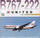 Ｂ７６７－２００　ユナイテッド航空　旧塗装