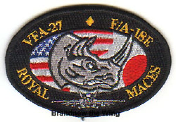 画像1: VFA-27 "Royal Maces" 肩パッチ (1)