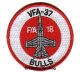 VFA-37 "Bulls" 肩パッチ(赤)
