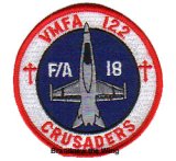 画像: VMFA-122 "Crusaders" 肩パッチ