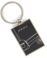 画像: 777X Midnight Silver Keychain